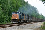 CSX 4796, 4515 & a GP40-2 lead train U306